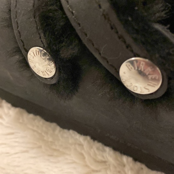 Birkenstock Blair Shearling slip on mules size 38 or 7.-75 - Picture 6 of 7